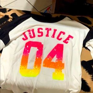 Selling a size 10 justice top!